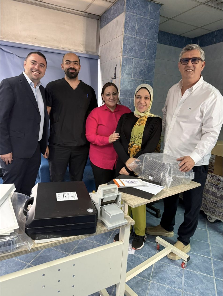 With the Burn Center team at Imbaba Hospital, Cairo